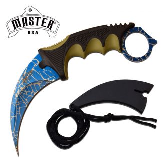 MASTER USA MU-1142BGN FIXED BLADE KNIFE 7.5" OVERALL