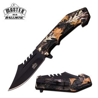 MASTER USA MU-A042BC SPRING ASSISTED KNIFE 4.75" CLOSED